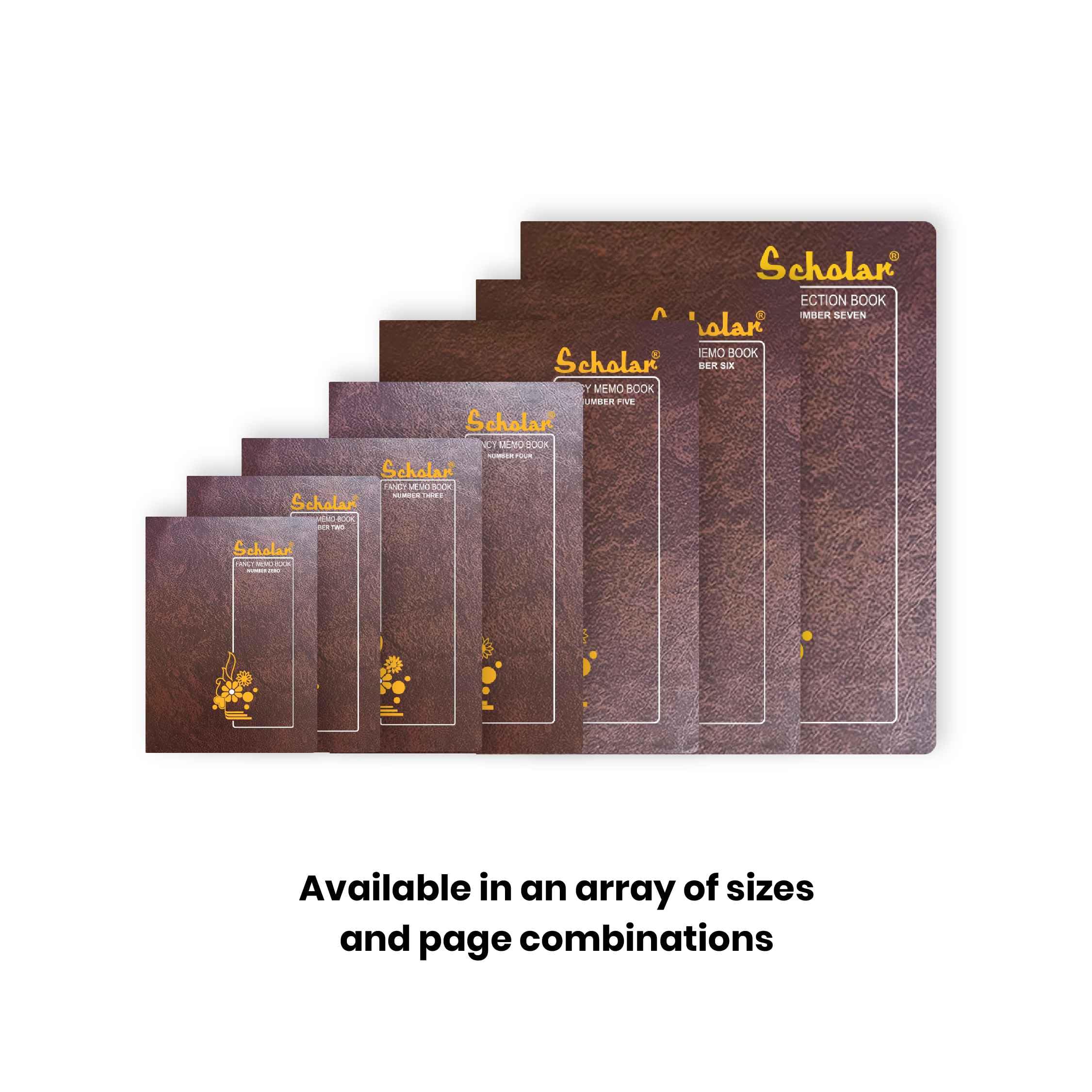 Scholar Fancy Memo Book No. 6 – 192 Pages Each | Soft Bound with